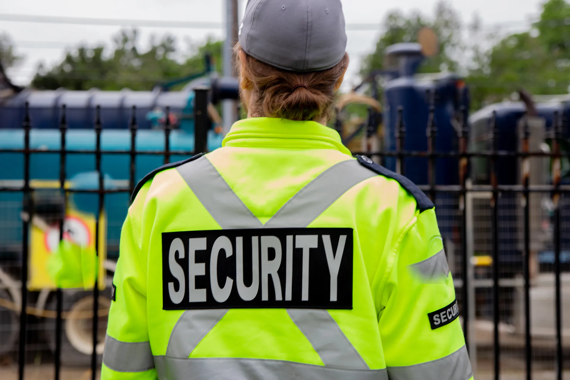 Blink Security operative at a commercial site