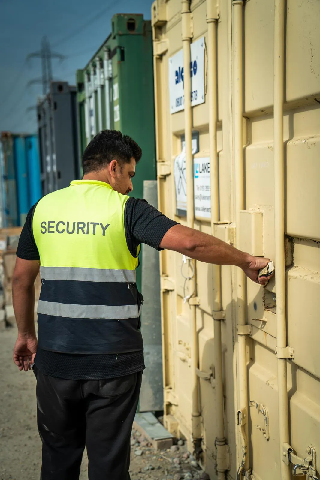 Blink Security supporting a commercial site in Security Services Across Essex